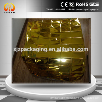 Waterproof 52*84"golden chinese blanket